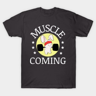 Muscle coming with rabbit T-Shirt